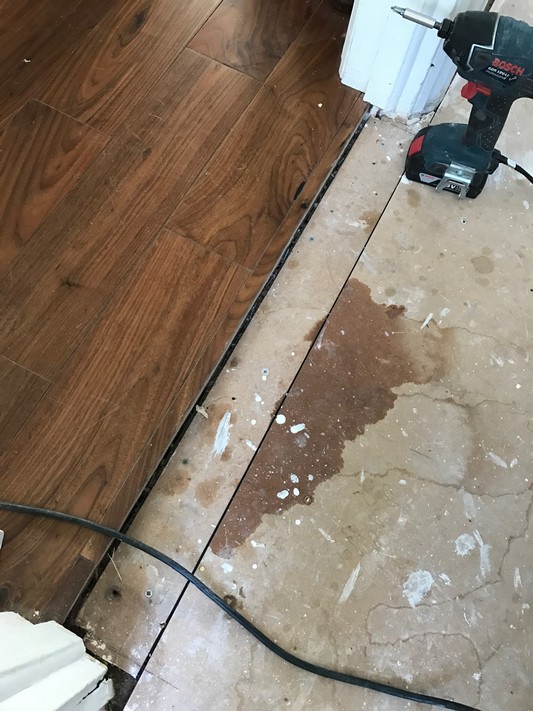 Missing Kitchen Floor Replacement