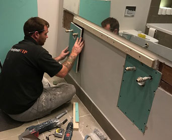 Handyman VIP bathroom sink project